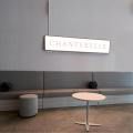 Chanterelle Cafe | Product Seen: [Ergonomic Booth (Storage optional), Pouf Round & Ophelia Coffee Table - Rd600]